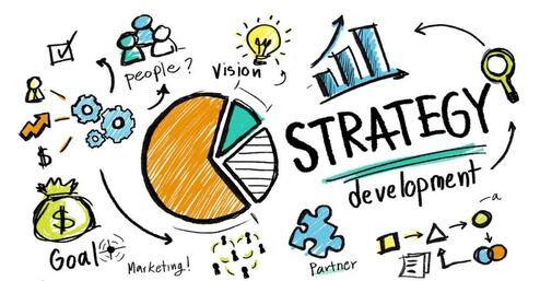 Picture of graphic depicting strategy development
